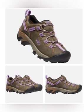 Keen Women's Targhee II WP Timberwolf/English Lavender Hiking  last markdown